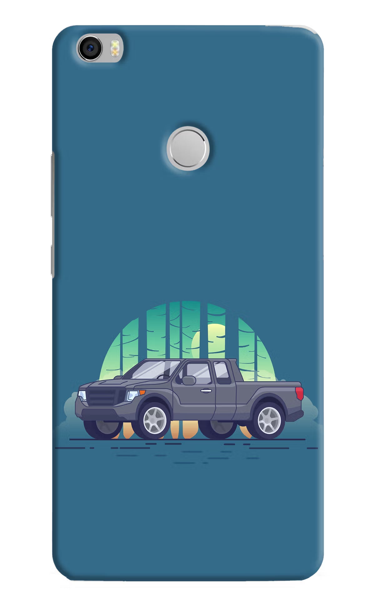 Retro Garage Vibe Mi Max Hard Case Back Cover by Casekaro