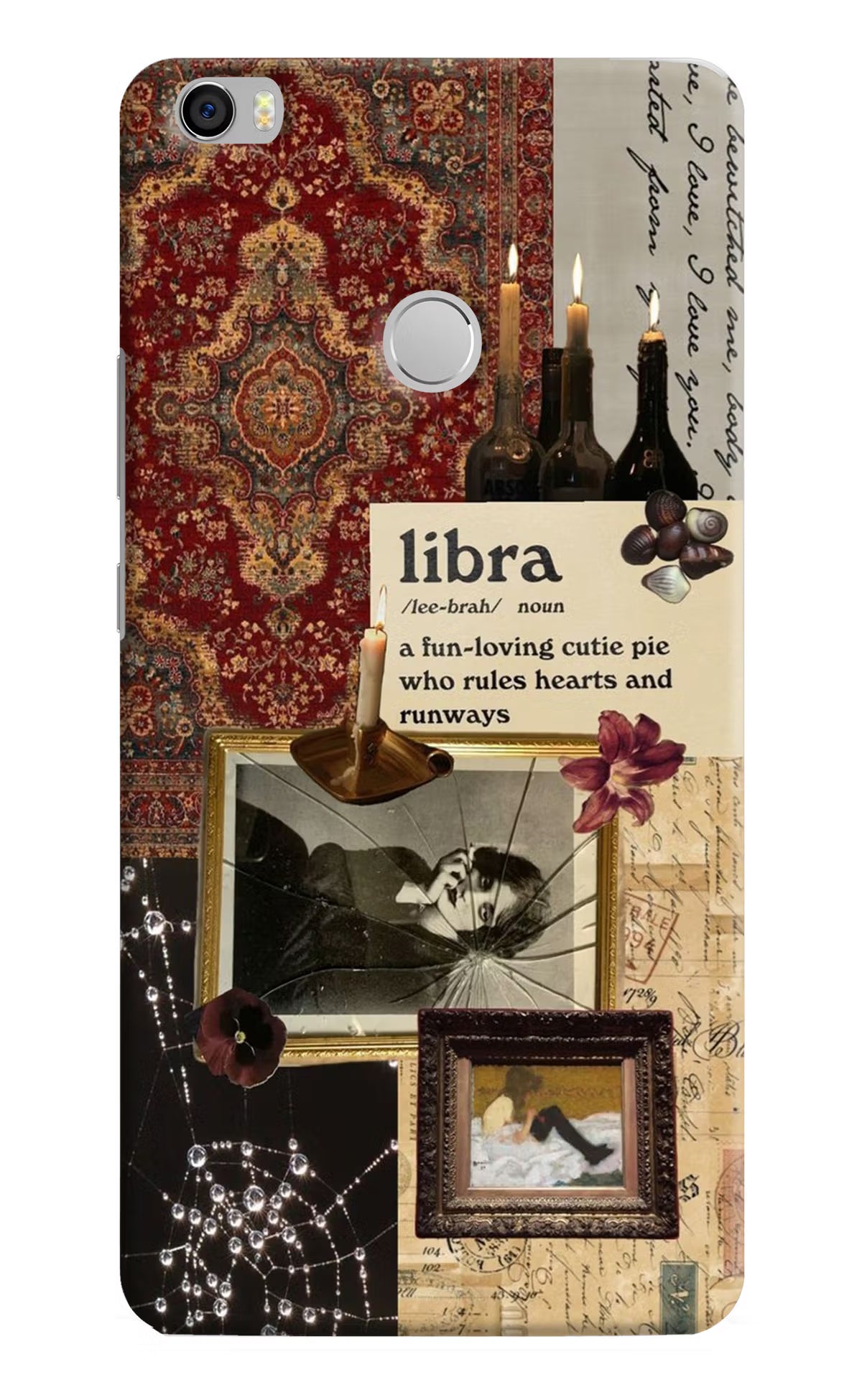 Libra Zodiac Mi Max Hard Case Back Cover by Casekaro