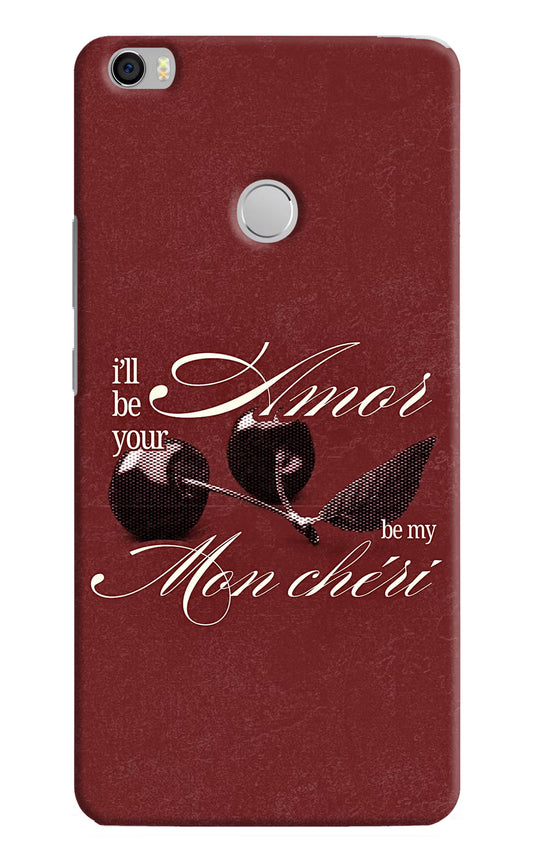 Velvet Cherry Mi Max Back Cover
