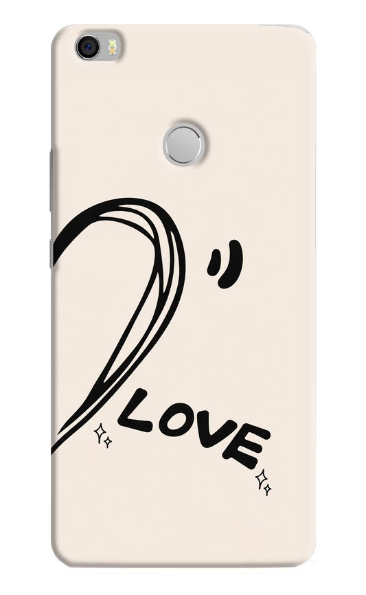 Soul Line Mi Max Hard Case Back Cover by Casekaro