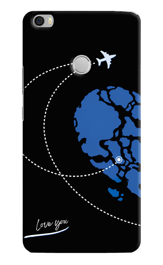 Love Orbit Mi Max Hard Case Back Cover by Casekaro