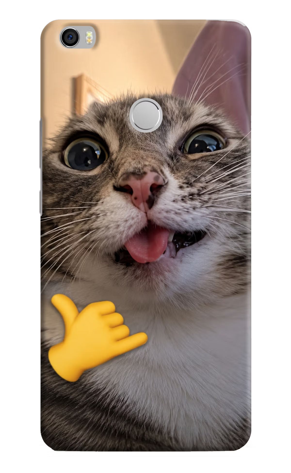 Silly Cat Call Mi Max Back Cover