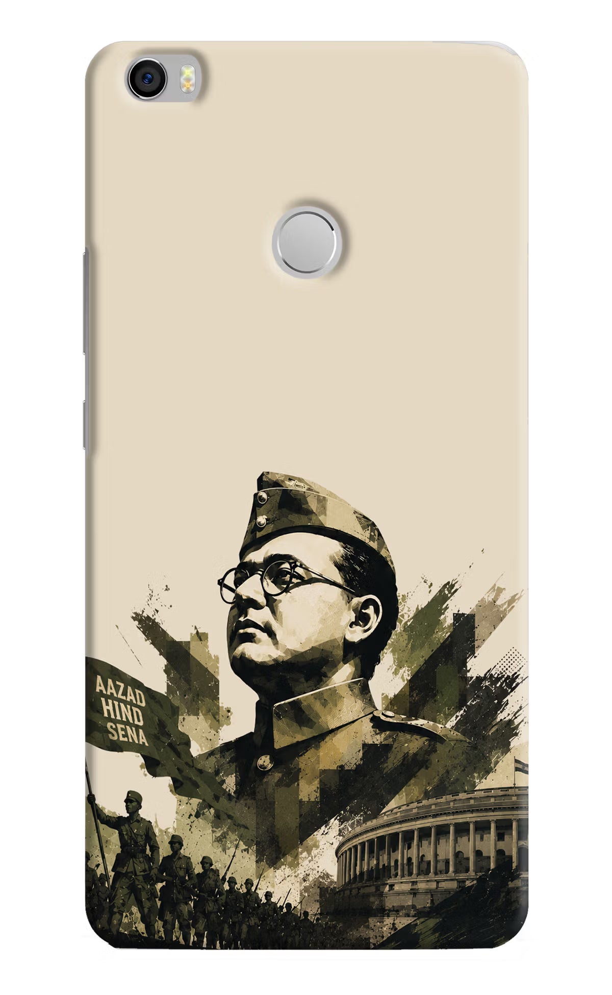 Netaji Rising Mi Max Back Cover
