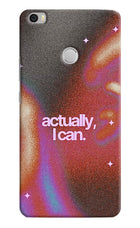 Pink Aura Mi Max Hard Case Back Cover by Casekaro