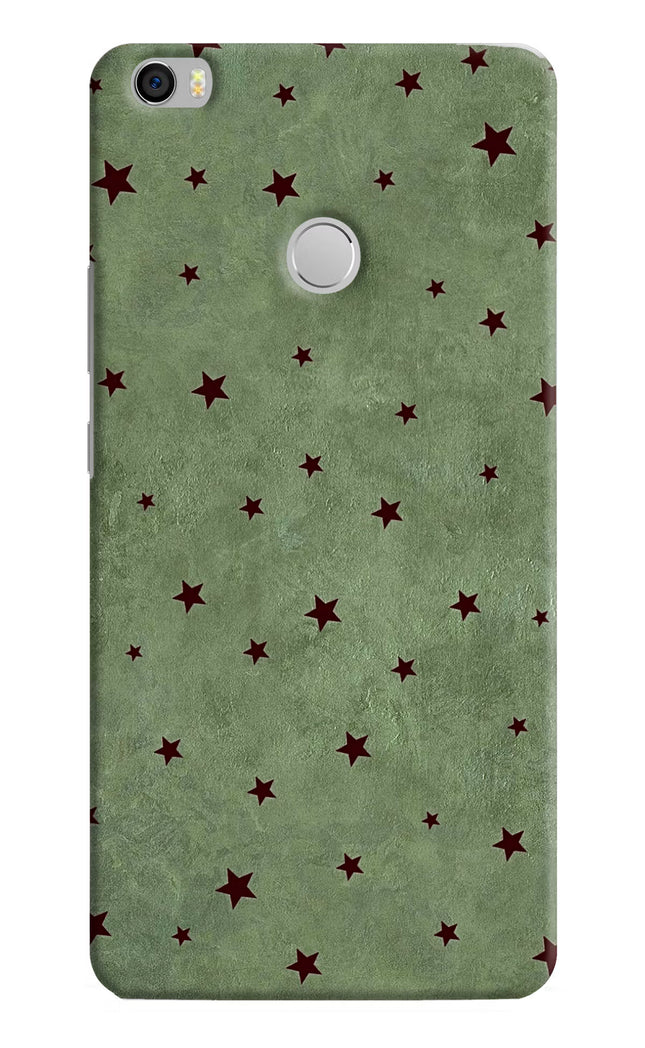 Green Stars Mi Max Hard Case Back Cover by Casekaro