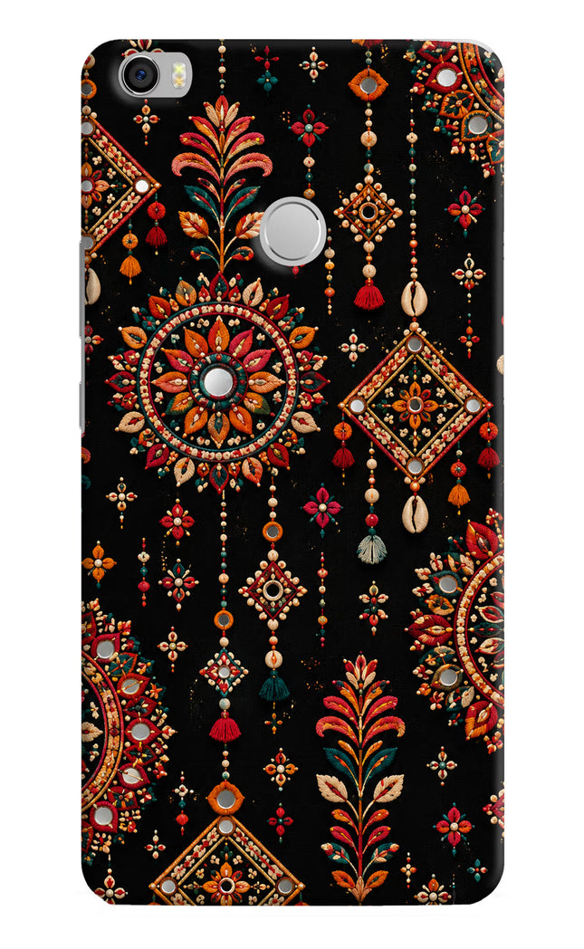 Boho Noir Mi Max Hard Case Back Cover by Casekaro