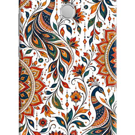 White Mayura Mi Max Back Cover