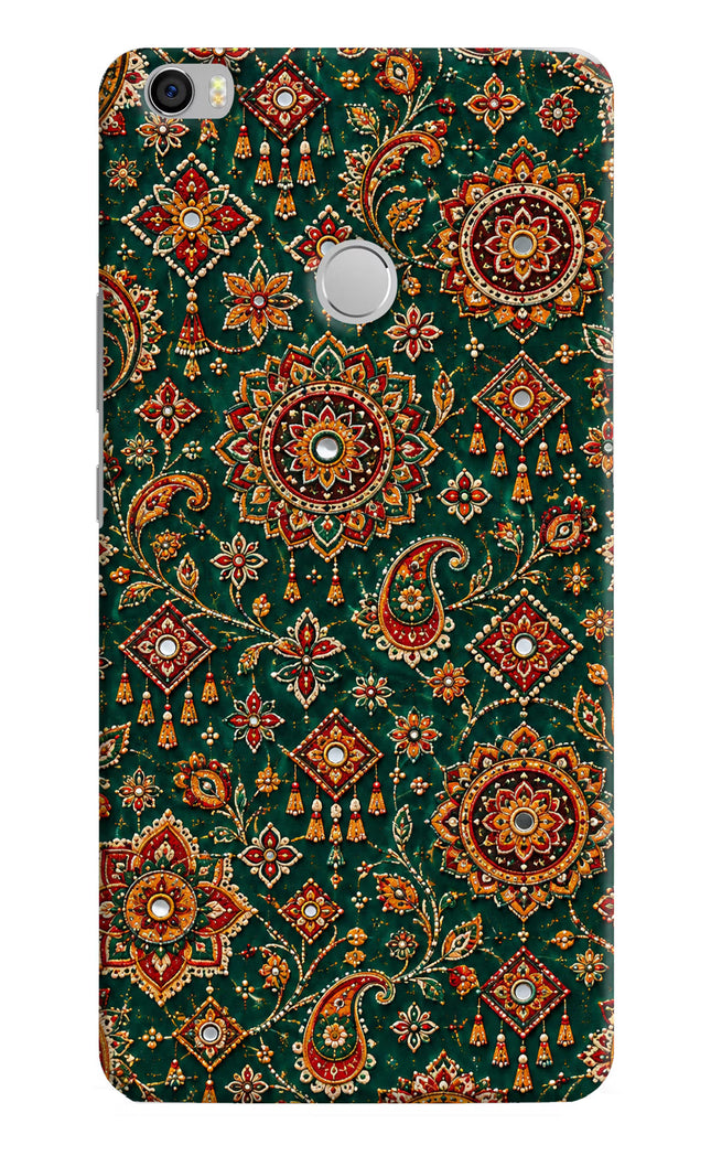Green Pataka Mi Max Hard Case Back Cover by Casekaro