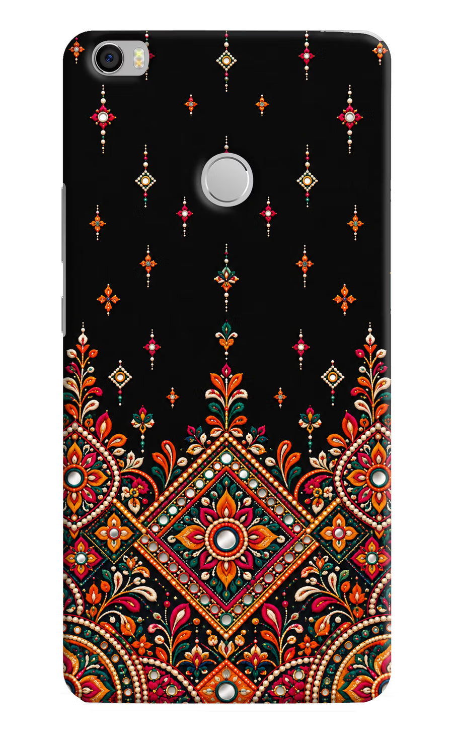 Noir Mehfil Mi Max Back Cover, Hard case
