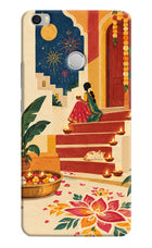 Diwali Rangoli Mi Max Hard Case Back Cover by Casekaro
