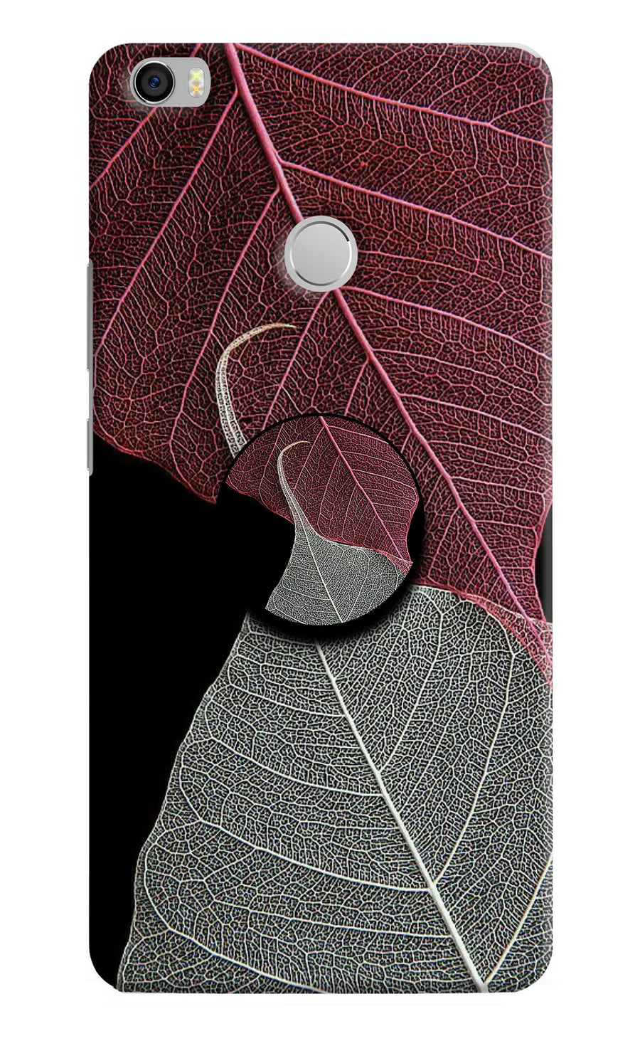 Leaf Pattern Mi Max Pop Case, Hard case