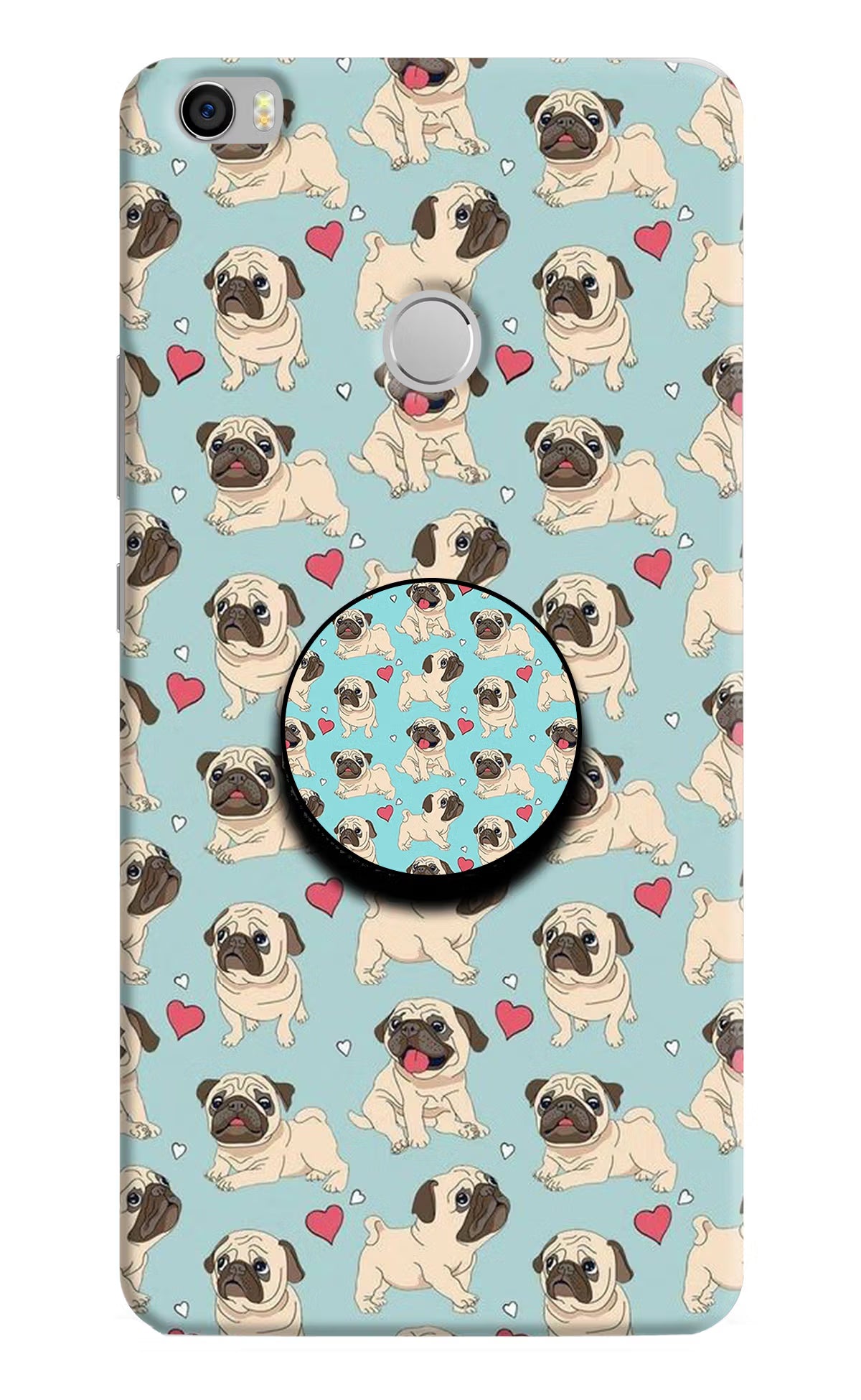 Pug Dog Mi Max Pop Case by Casekaro