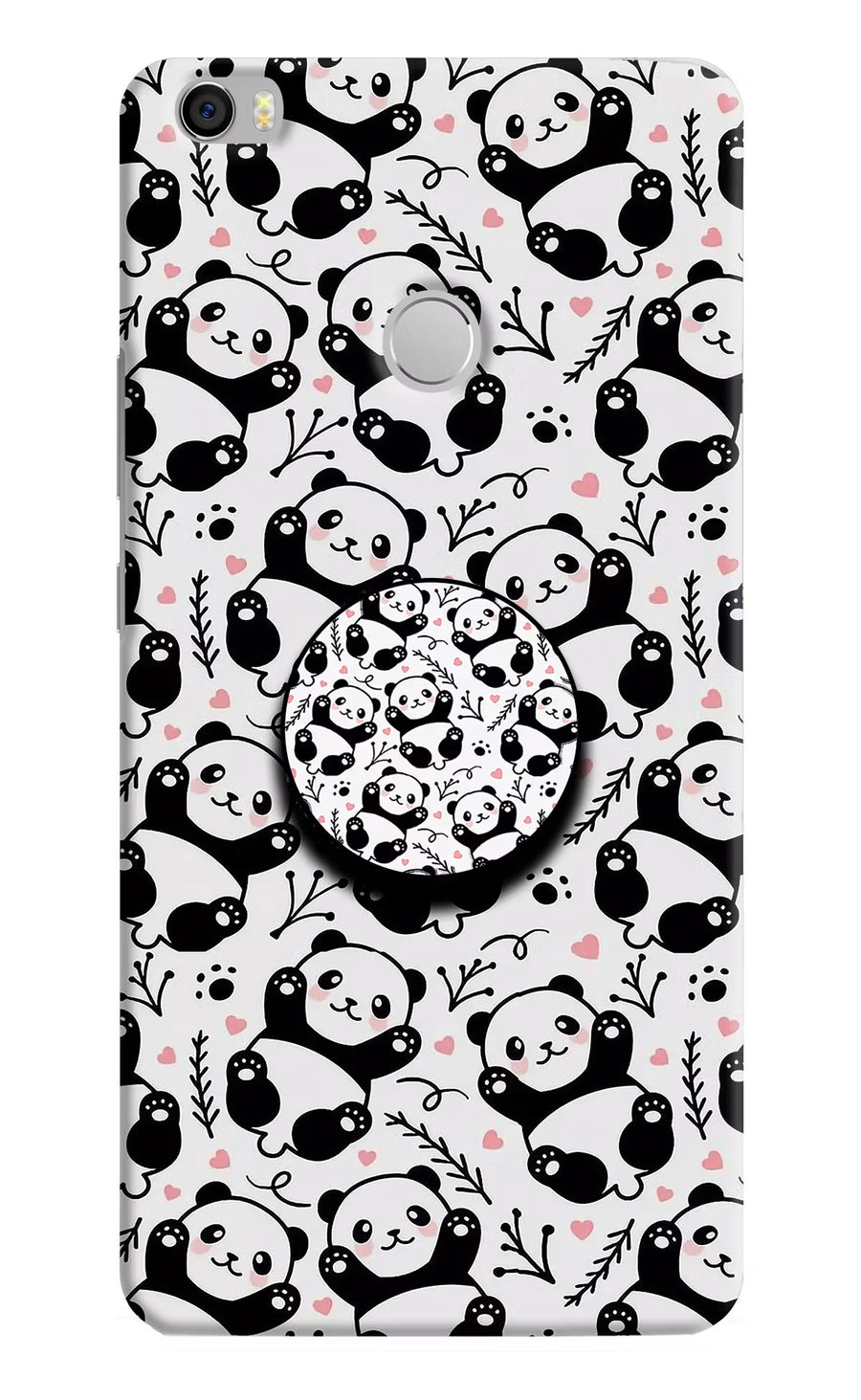 Cute Panda Mi Max Pop Case, Hard case
