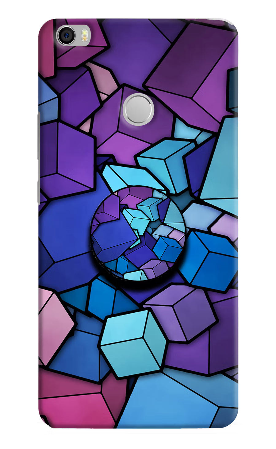 Cubic Abstract Mi Max Pop Case, Hard case