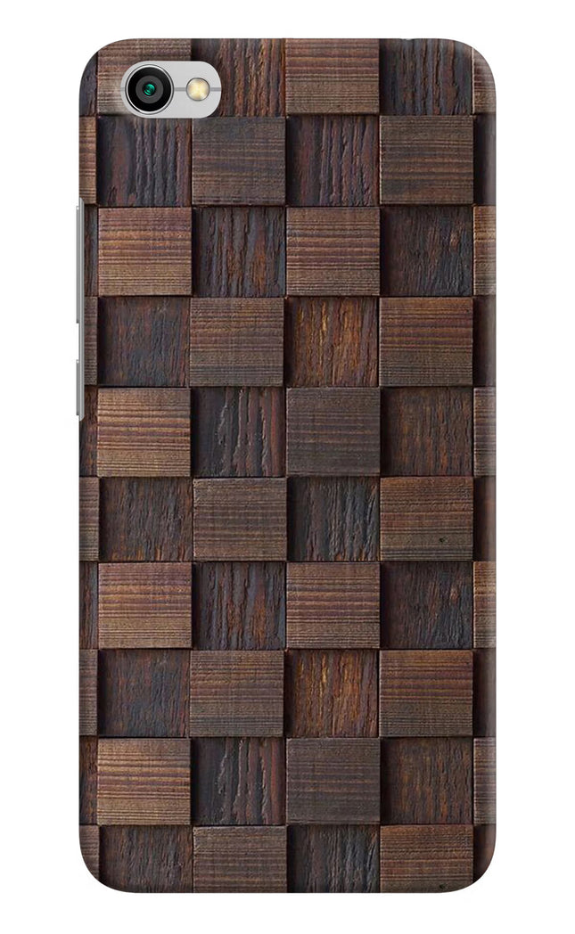 Wooden Cube Design Redmi Y1 Lite Hard Case Back Cover by Casekaro