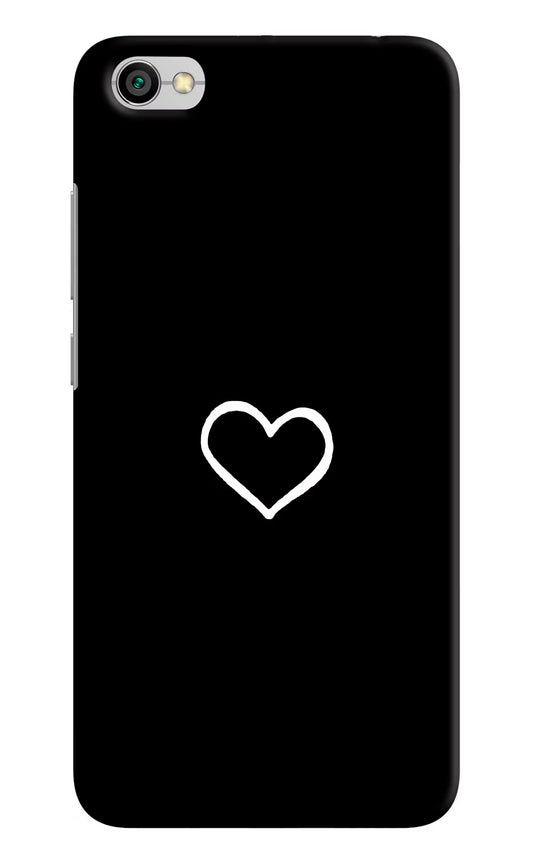 Heart Redmi Y1 Lite Hard Case Back Cover by Casekaro