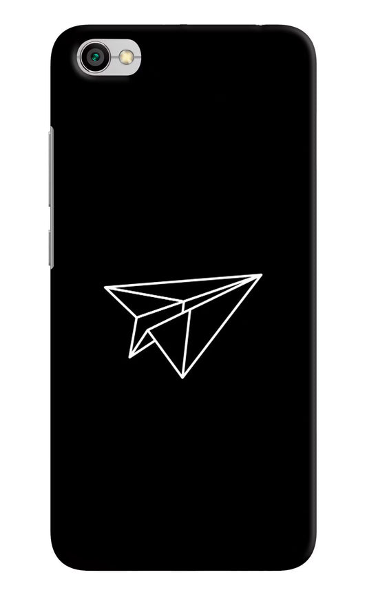 Paper Plane White Redmi Y1 Lite Hard Case Back Cover by Casekaro