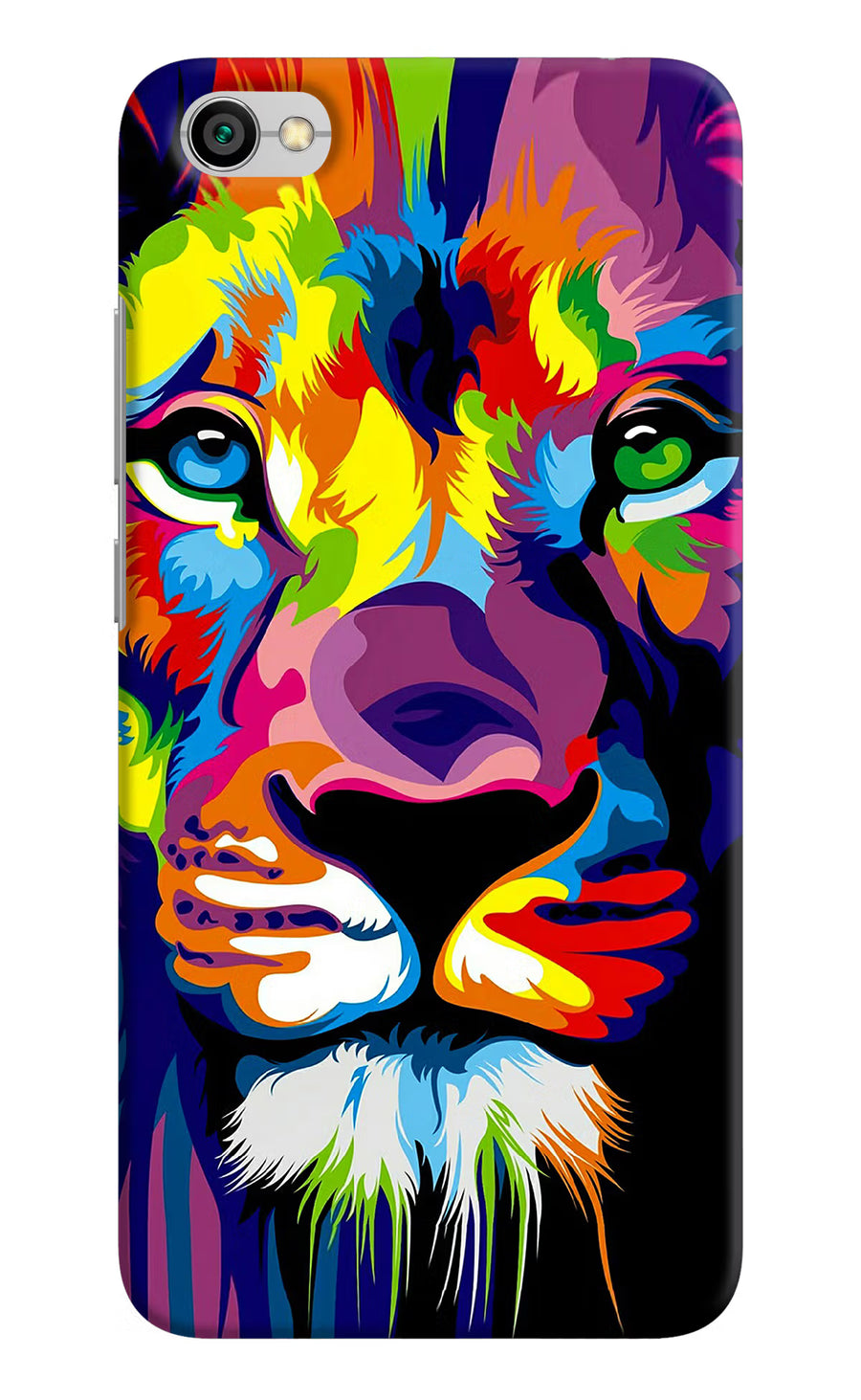 Lion Redmi Y1 Lite Back Cover, Hard case