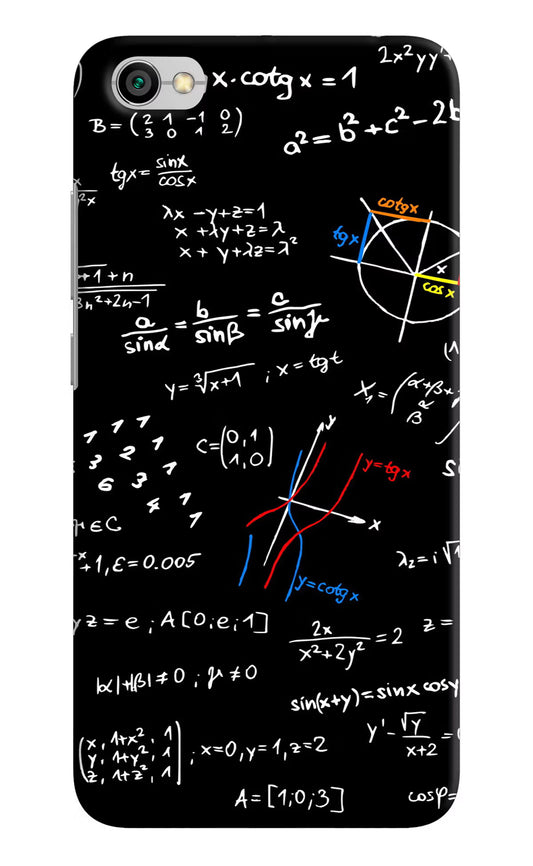 Mathematics Formula Redmi Y1 Lite Hard Case Back Cover by Casekaro