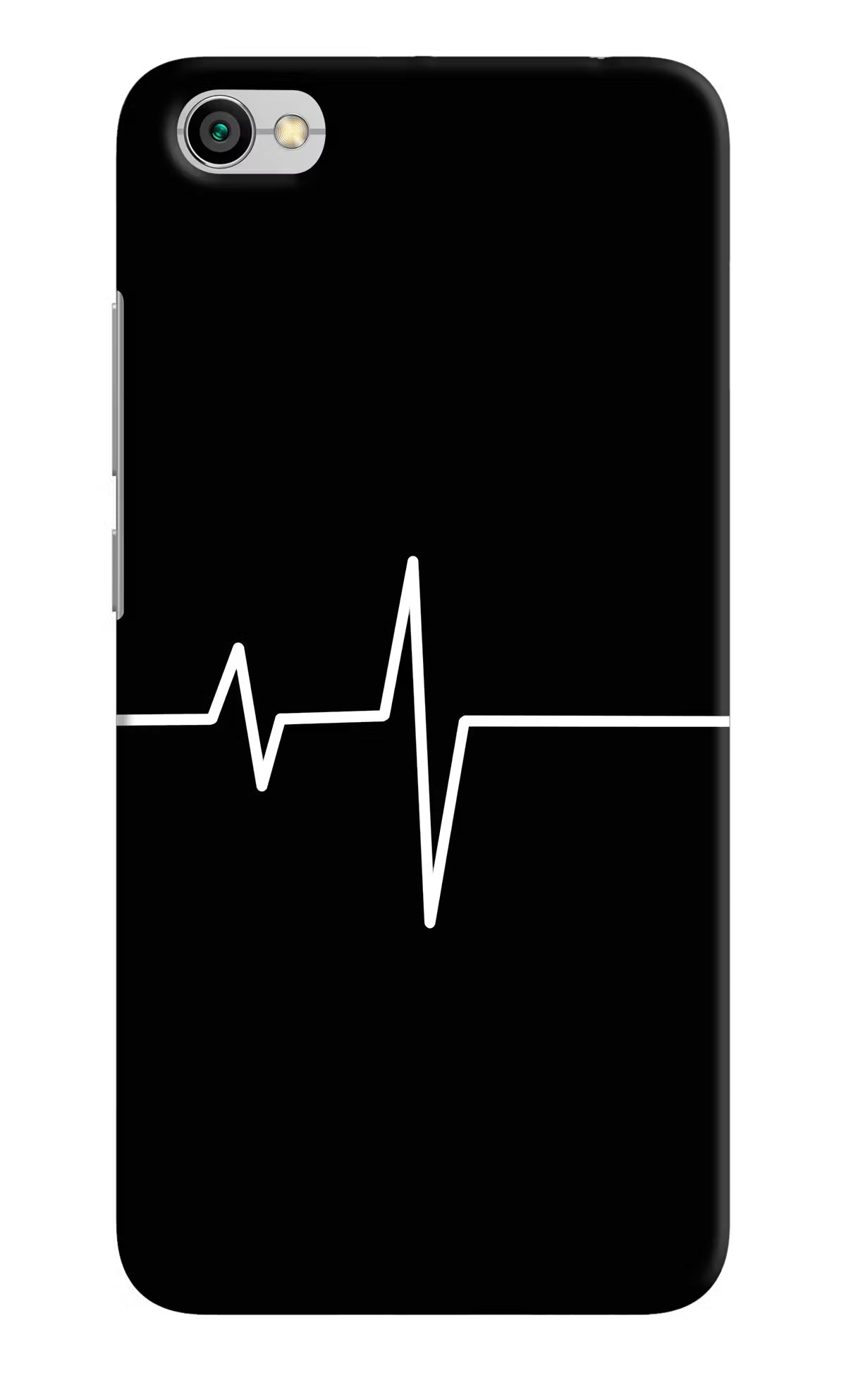 Heart Beats Redmi Y1 Lite Hard Case Back Cover by Casekaro