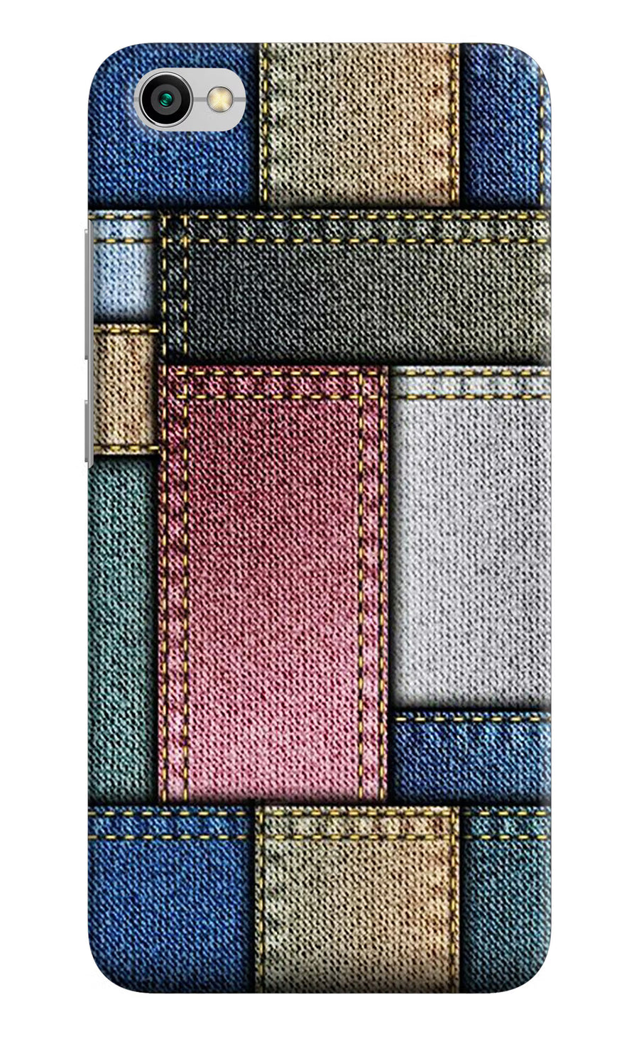 Multicolor Jeans Redmi Y1 Lite Back Cover, Hard case