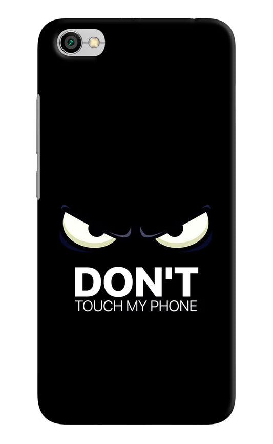 Don'T Touch My Phone Redmi Y1 Lite Hard Case Back Cover by Casekaro