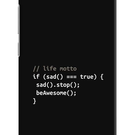 Life Motto Code Redmi Y1 Lite Hard Case Back Cover by Casekaro