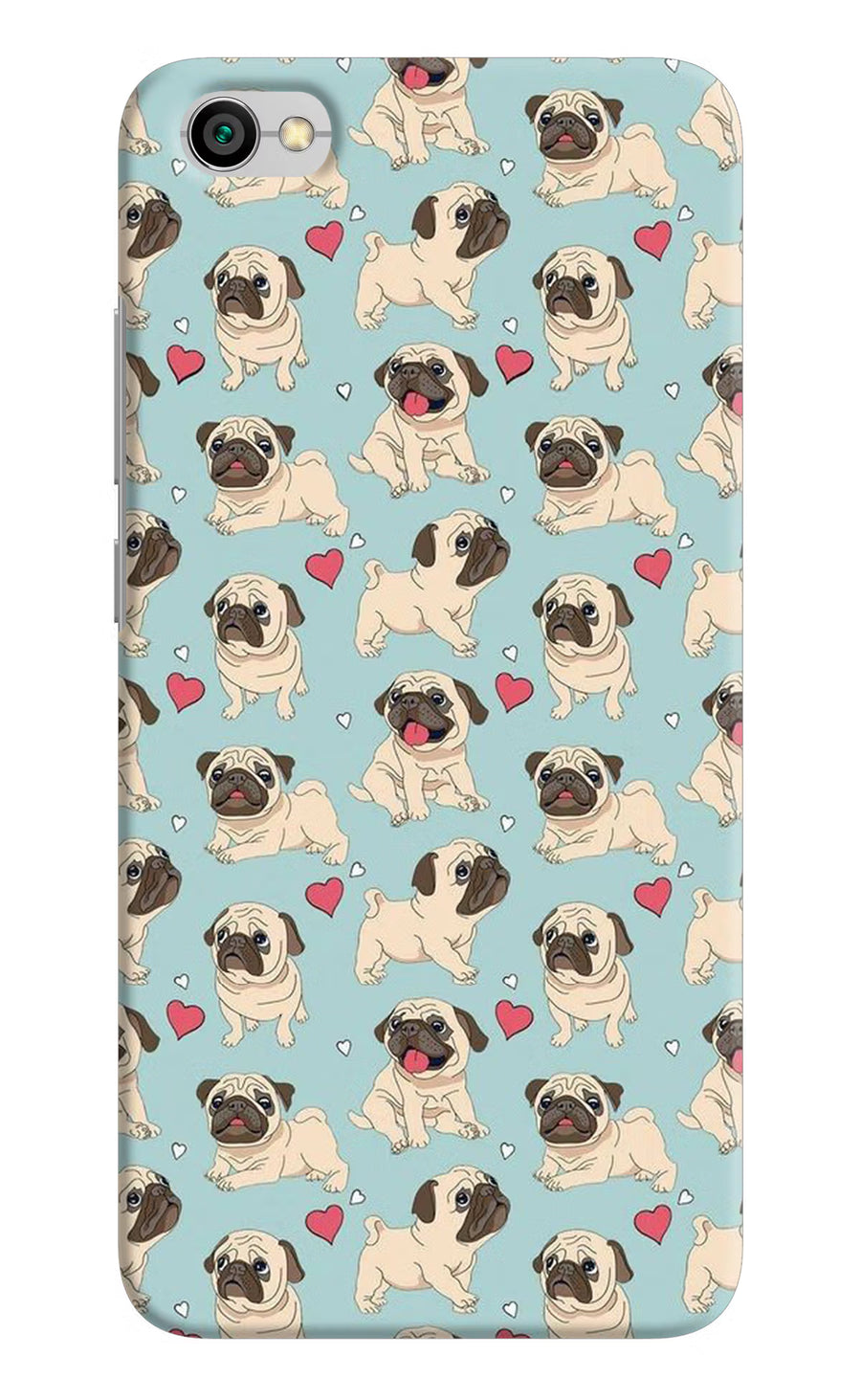 Pug Dog Redmi Y1 Lite Back Cover, Hard case