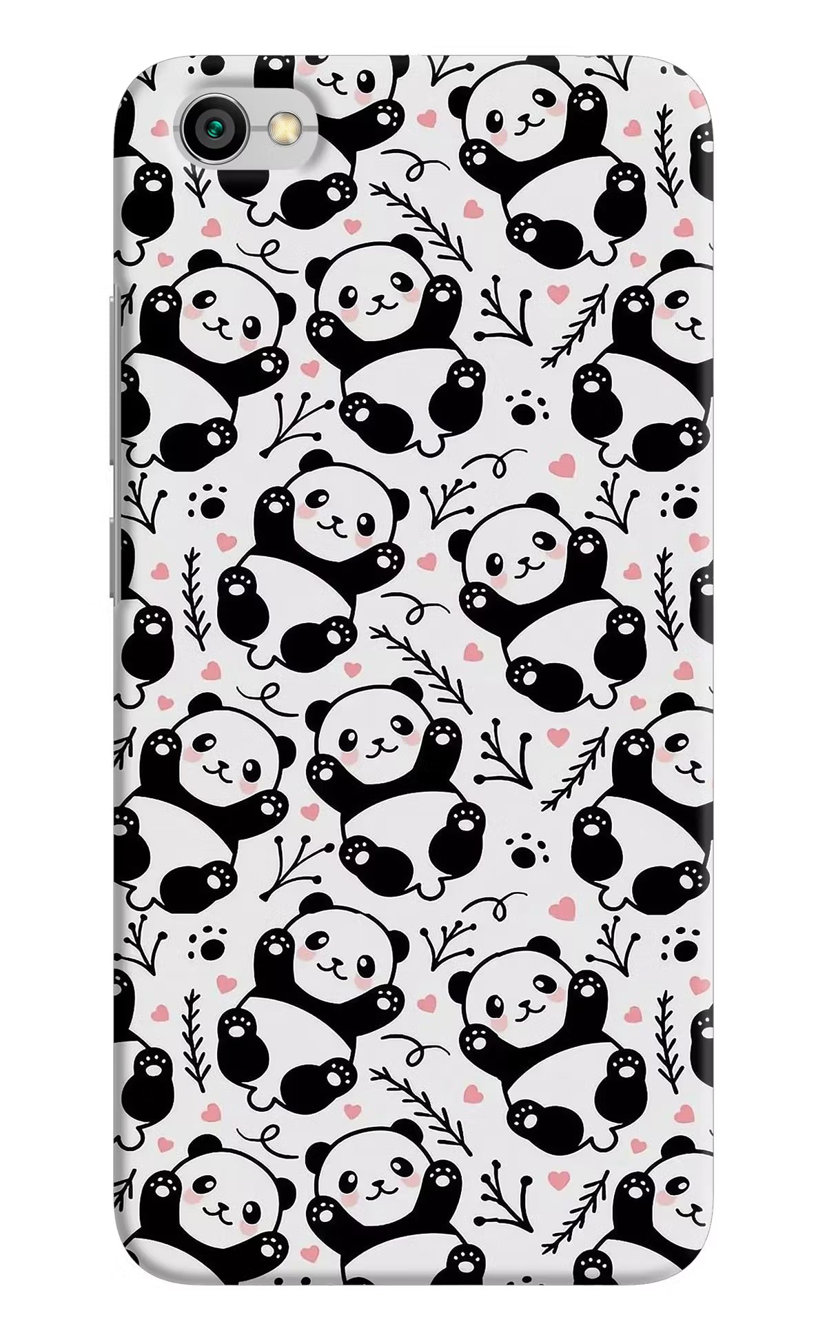 Cute Panda Redmi Y1 Lite Hard Case Back Cover by Casekaro