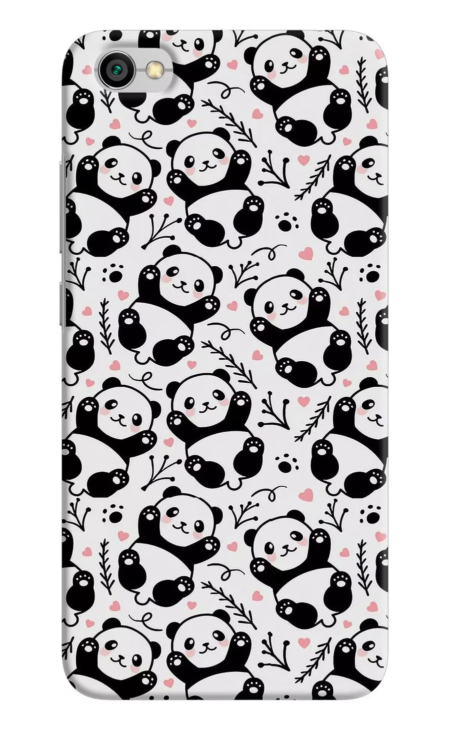 Cute Panda Redmi Y1 Lite Back Cover, Hard case