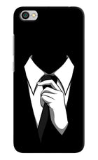 Black Tie Redmi Y1 Lite Hard Case Back Cover by Casekaro