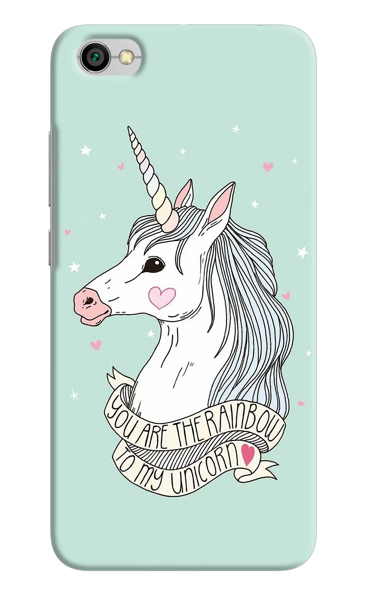 Unicorn Wallpaper Redmi Y1 Lite Hard Case Back Cover by Casekaro