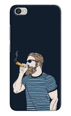 Smoking Redmi Y1 Lite Hard Case Back Cover by Casekaro