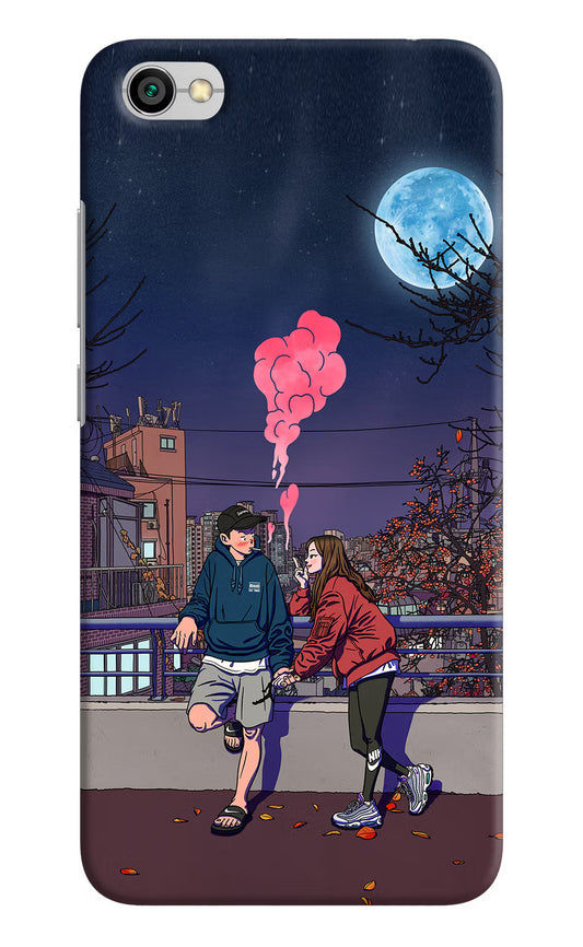 Chilling Couple Redmi Y1 Lite Hard Case Back Cover by Casekaro