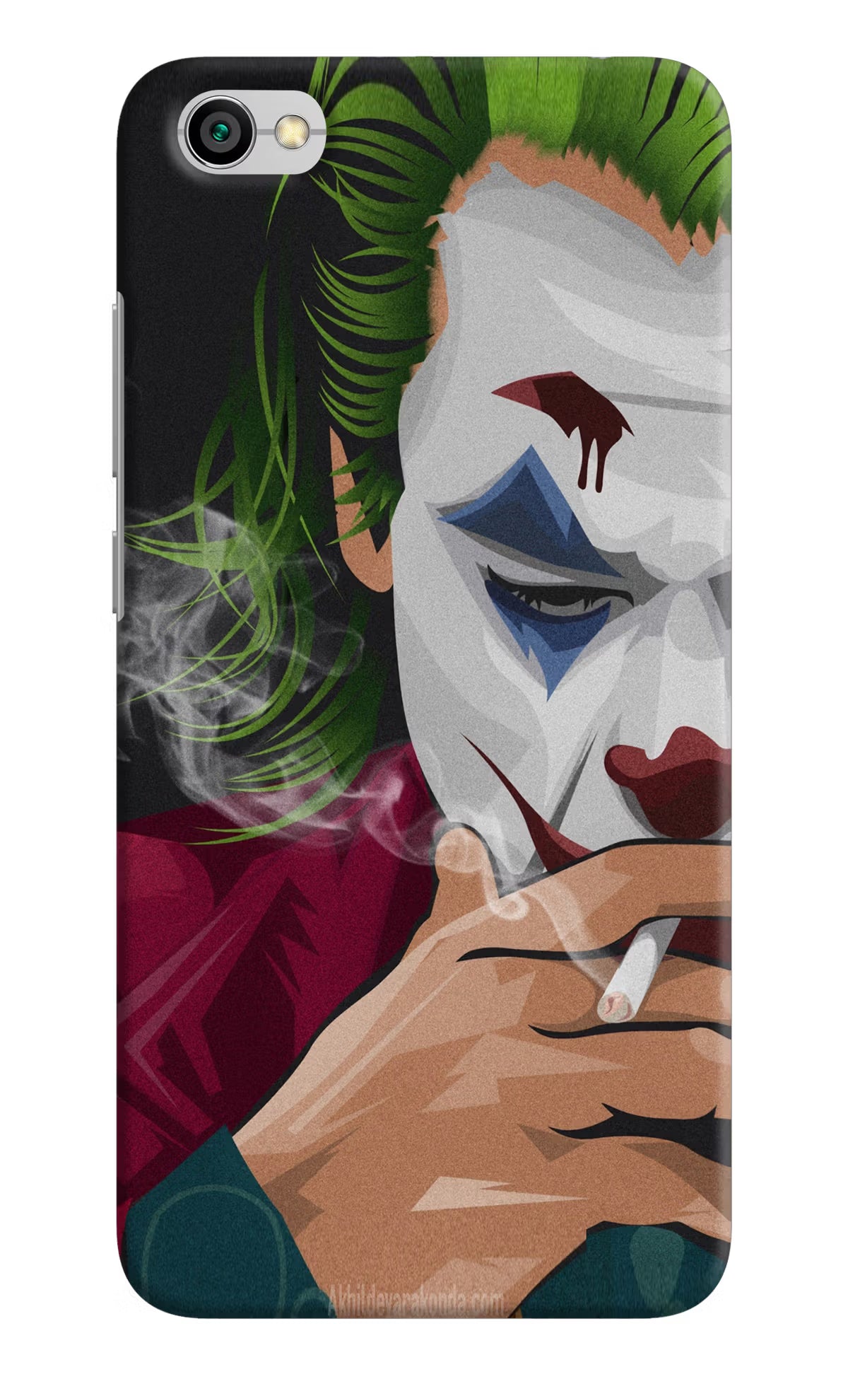 Joker Smoking Redmi Y1 Lite Hard Case Back Cover by Casekaro