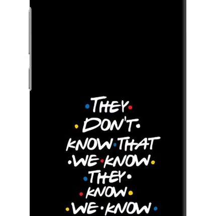 FRIENDS Dialogue Redmi Y1 Lite Hard Case Back Cover by Casekaro
