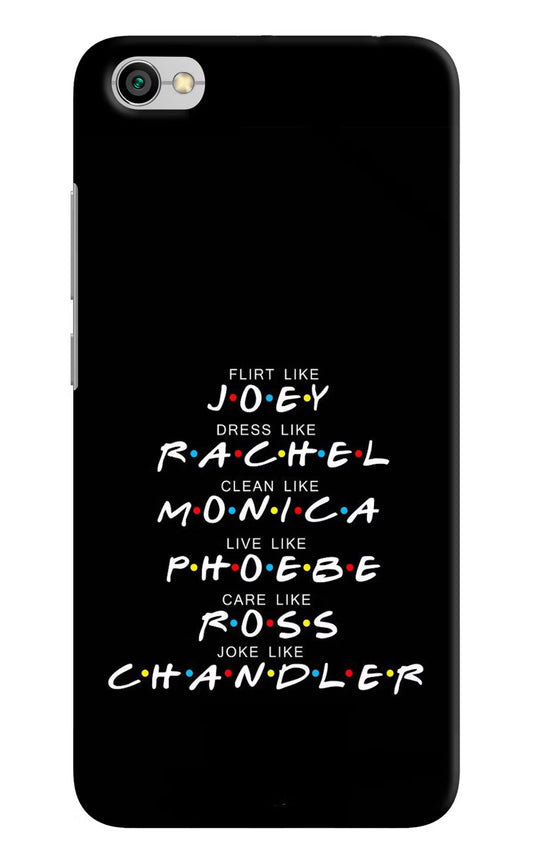 FRIENDS Character Redmi Y1 Lite Hard Case Back Cover by Casekaro