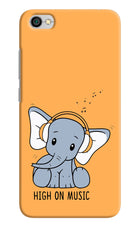 High On Music Redmi Y1 Lite Hard Case Back Cover by Casekaro