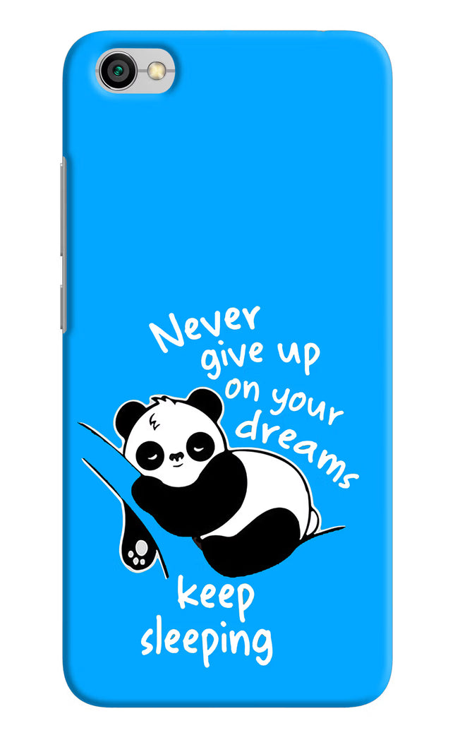 Keep Sleeping Redmi Y1 Lite Hard Case Back Cover by Casekaro