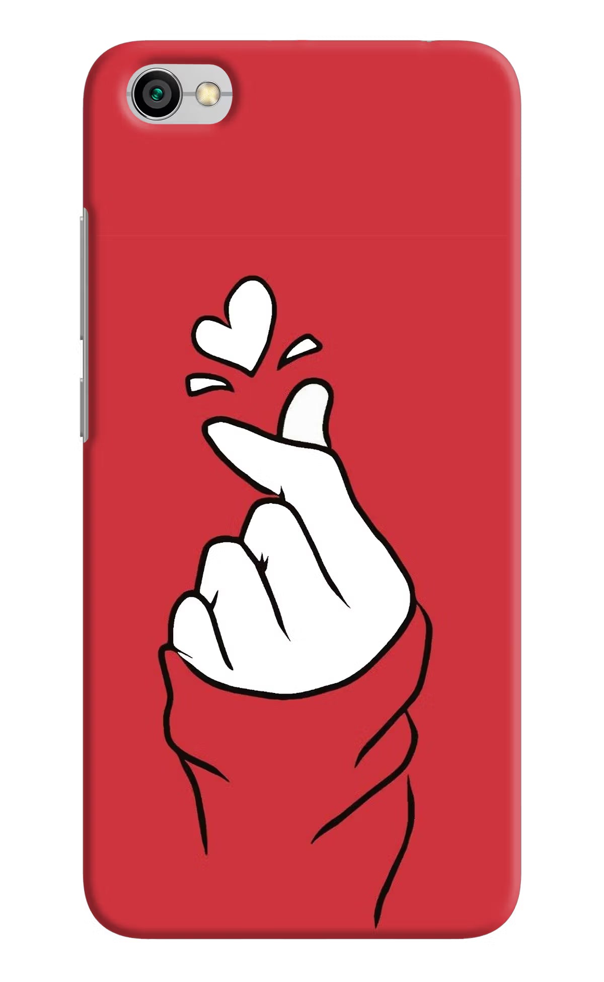 Korean Love Sign Redmi Y1 Lite Hard Case Back Cover by Casekaro