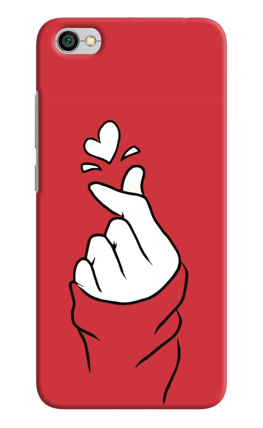 Korean Love Sign Redmi Y1 Lite Hard Case Back Cover by Casekaro