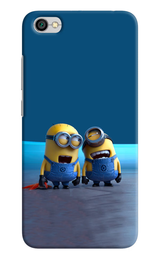 Minion Laughing Redmi Y1 Lite Hard Case Back Cover by Casekaro