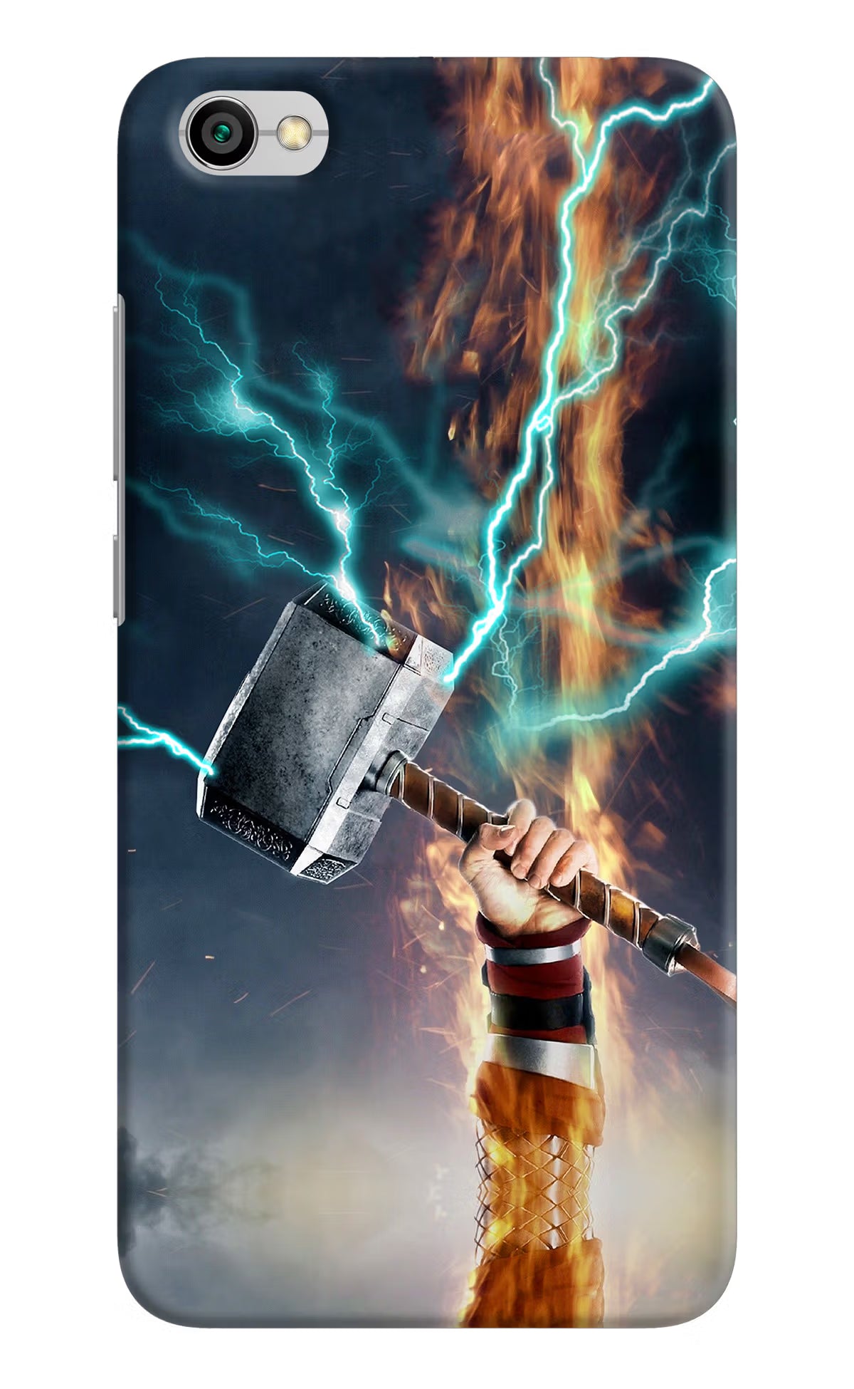 Thor Hammer Mjolnir Redmi Y1 Lite Hard Case Back Cover by Casekaro