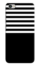 Black and White Print Redmi Y1 Lite Hard Case Back Cover by Casekaro