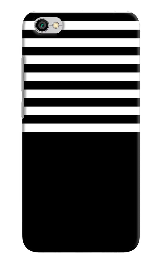 Black and White Print Redmi Y1 Lite Hard Case Back Cover by Casekaro
