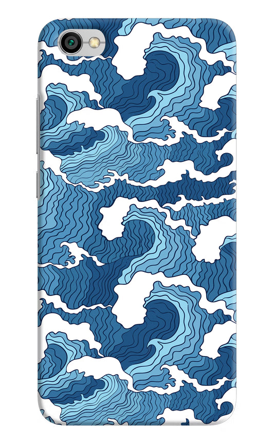Blue Waves Redmi Y1 Lite Hard Case Back Cover by Casekaro