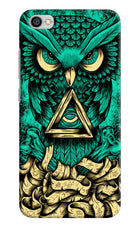 Green Owl Redmi Y1 Lite Hard Case Back Cover by Casekaro
