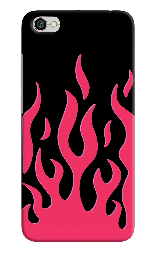 Fire Flames Redmi Y1 Lite Hard Case Back Cover by Casekaro