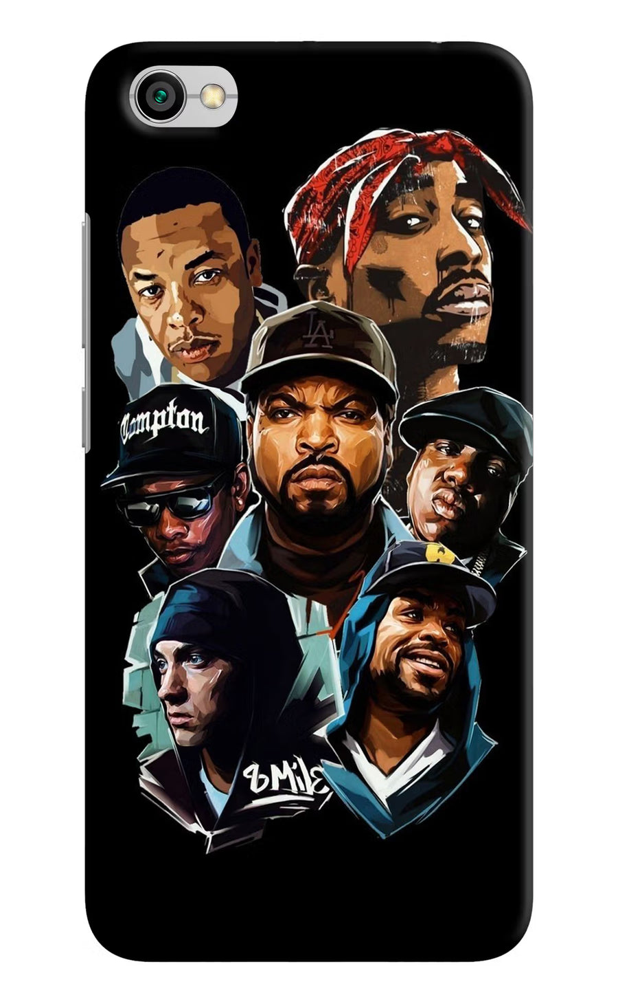 Rappers Redmi Y1 Lite Back Cover, Hard case