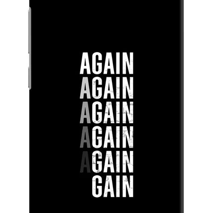 Again Again Gain Redmi Y1 Lite Hard Case Back Cover by Casekaro